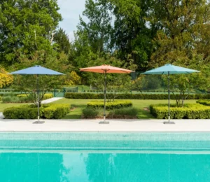 Alexander Rose 2.5m Circular Aluminium Framed Parasol