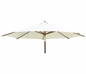 Alexander Rose 3.5m Circular Luxury Hardwood Parasol